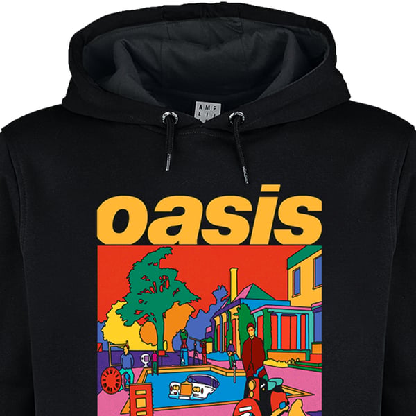 Amplified Unisex Aikuisten Be Here Now Oasis Huppari