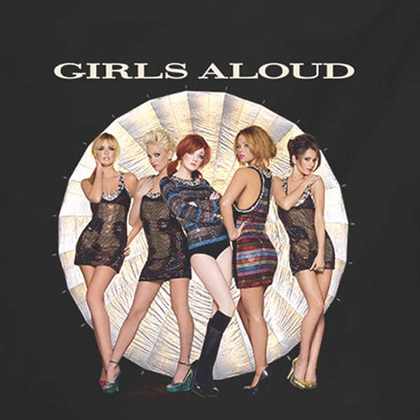 Amplified Womens/Ladies Solar Photo Girls Aloud Crop T-Shirt