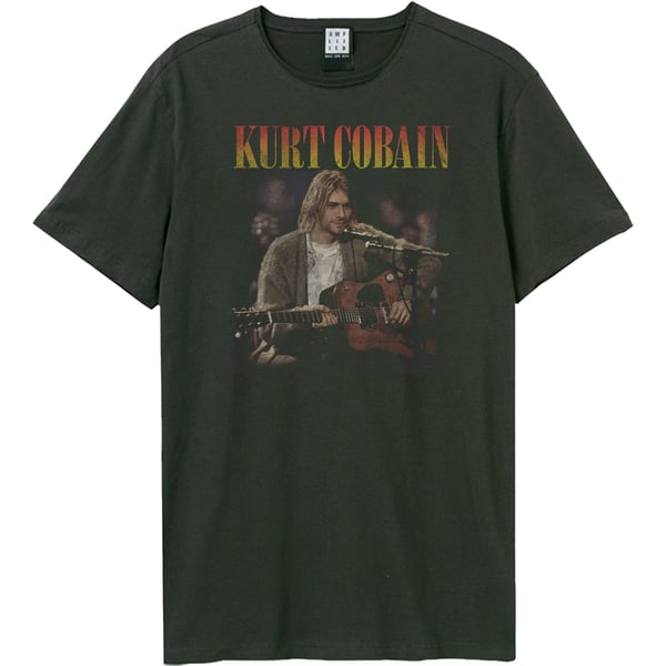 Amplified Unisex Aikuisten Unplugged In New York Kurt Cobain T-paita