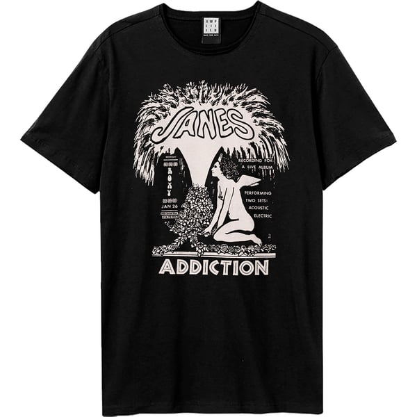 Amplified Unisex Adult Angel Fountain Jane´s Addiction T-Shirt