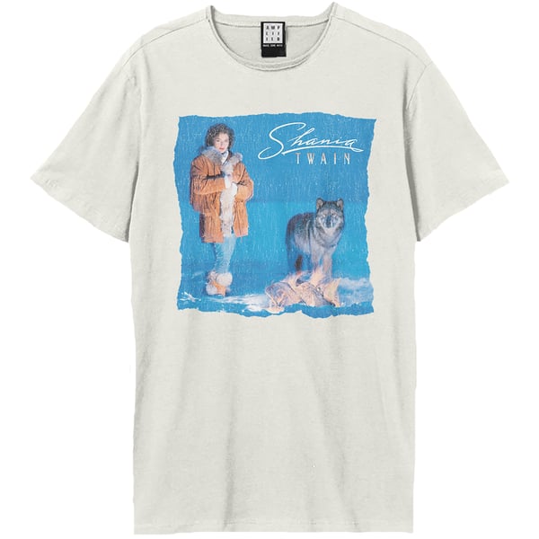 Amplified Unisex Adult Wolf Shania Twain T-Shirt