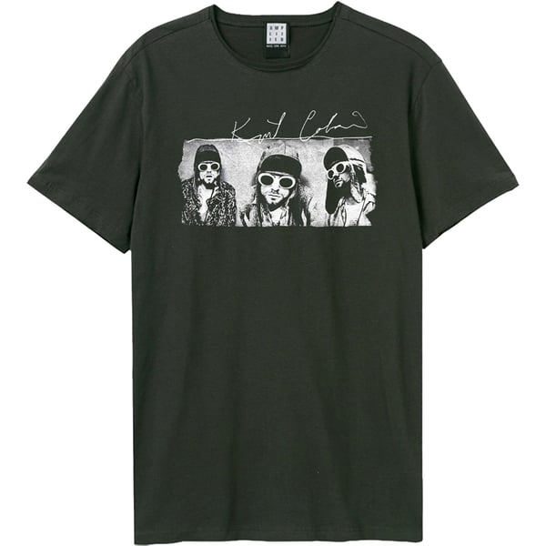 Amplified Unisex Adult Frohmans Photos Kurt Cobain T-Shirt