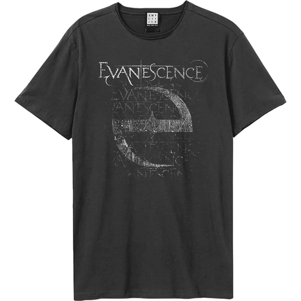 Amplified Unisex Adult Distressed Stamp Evanescence T-Shirt