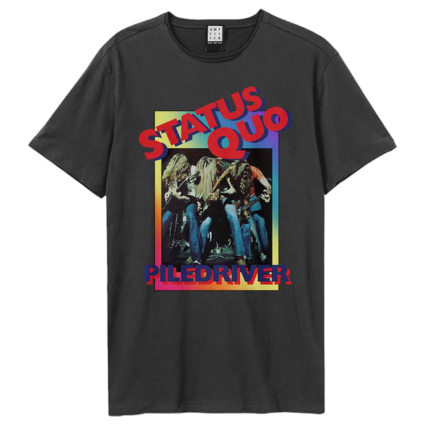 Amplified Unisex Adult Piledriver Status Quo T-Shirt