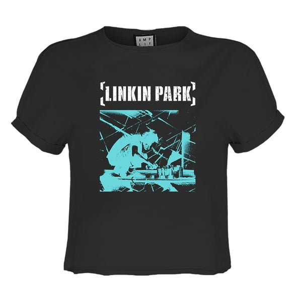 Amplified Womens/Ladies Meteora Xray Linkin Park Crop Top