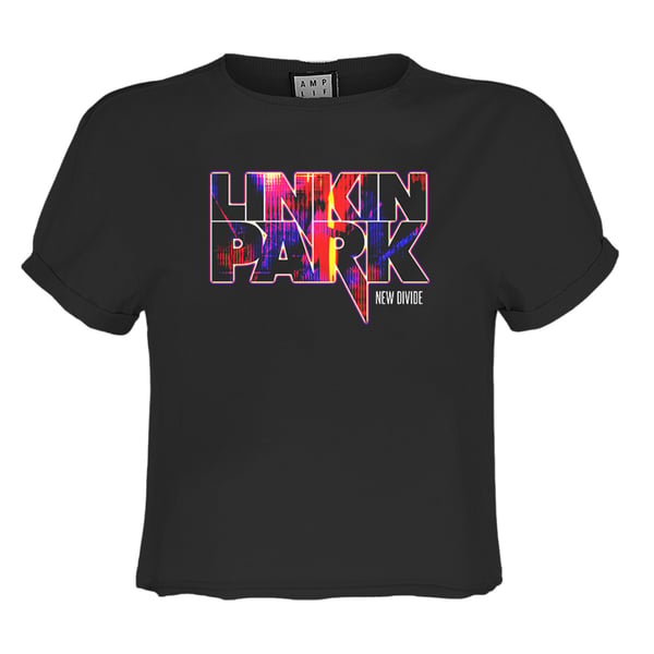 Amplified Womens/Ladies New Divide Linkin Park Crop Top