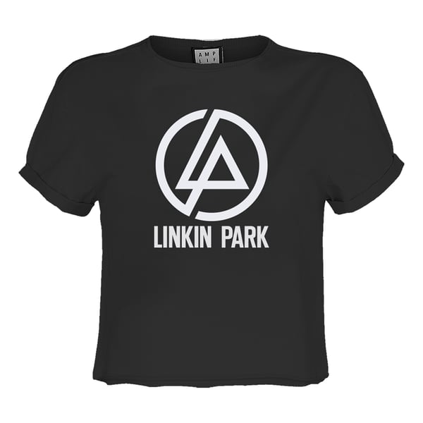 Amplified Womens/Ladies Circle Logo Linkin Park Crop Top