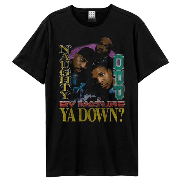 Amplified Unisex Vuxen Hip Hop Hooray Naughty By Nature T-shirt