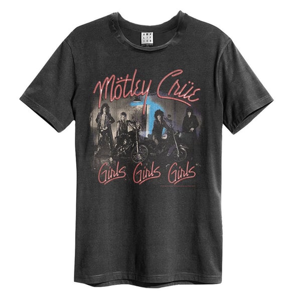 Amplified Unisex Adult Girls Girls Girls Motley Crew T-Shirt