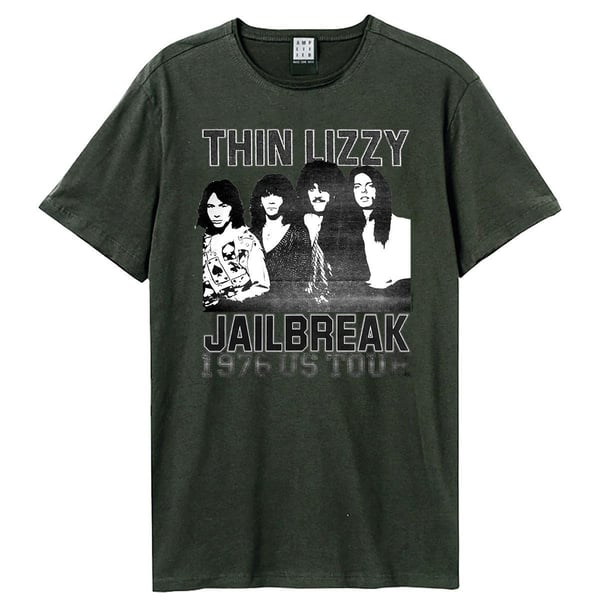 Amplified Unisex Vuxen Jailbreak Tour Thin Lizzy T-Shirt