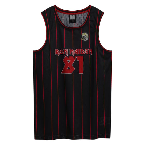 Amplified Mens Iron Maiden Basketball Jersey