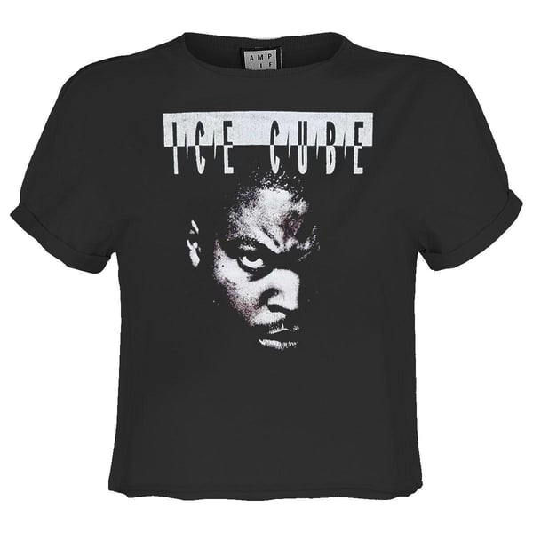 Amplified Womens/Ladies Intimidation Ice Cube Crop Top