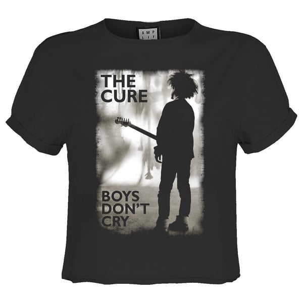 Amplified Womens/Ladies Boys Don´t Cry The Cure Crop Top