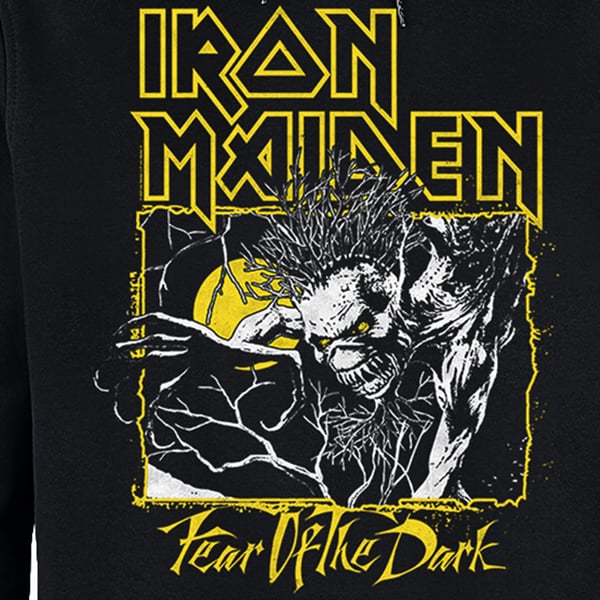Amplified Unisex Adult Fear Of The Dark Iron Maiden Hoodie