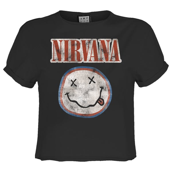 Amplified Womens/Ladies Colour Nirvana Crop Top
