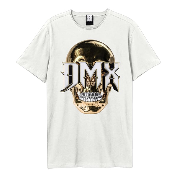Amplified Unisex Adult 3D Skull DMX T-Shirt