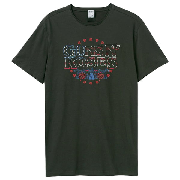 Amplified Unisex Vuxen Stars And Stripes Guns N Roses T-shirt