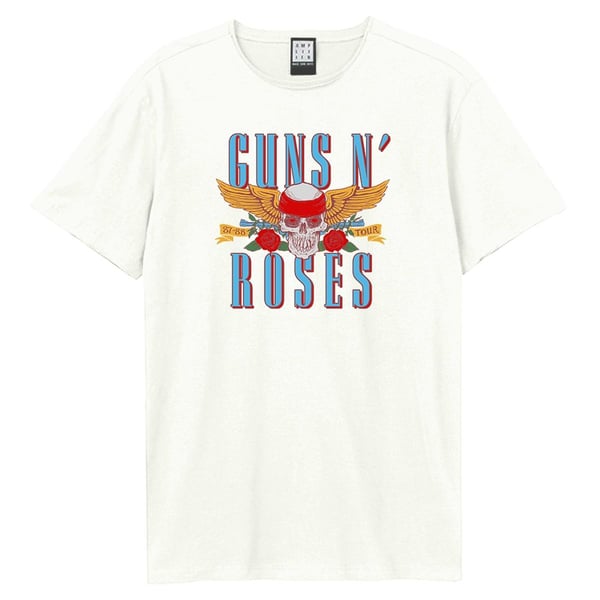 Amplified Unisex Adult Skull 25 Guns N Roses T-Shirt