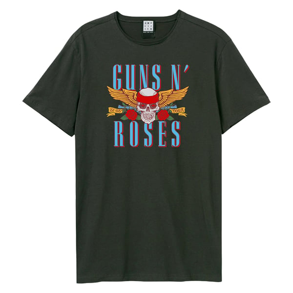 Amplified Unisex Adult Skull 25 Guns N Roses T-Shirt