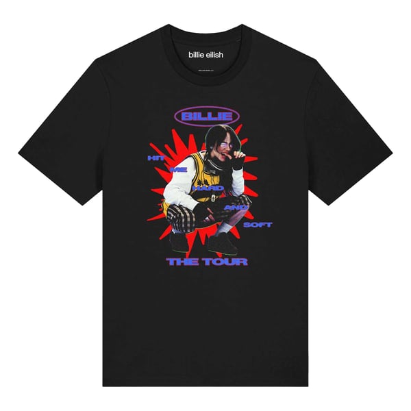Amplified Unisex Aikuisten Hit Me Hard And Soft Billie Eilish T-paita