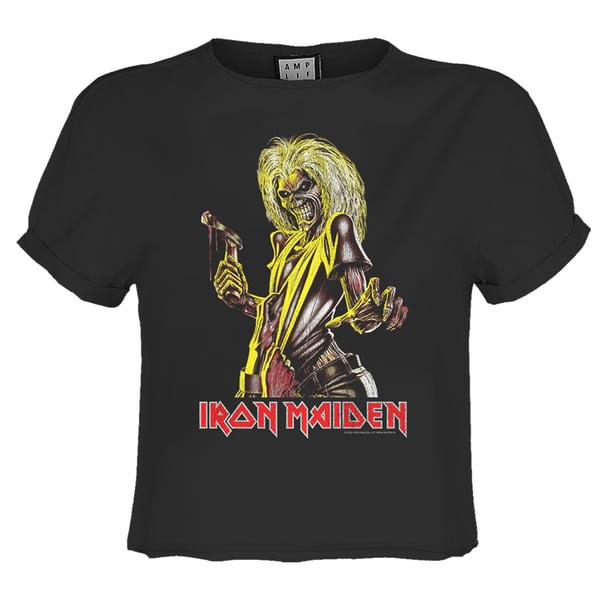 Amplified Womens/Ladies Killers Iron Maiden Crop Top