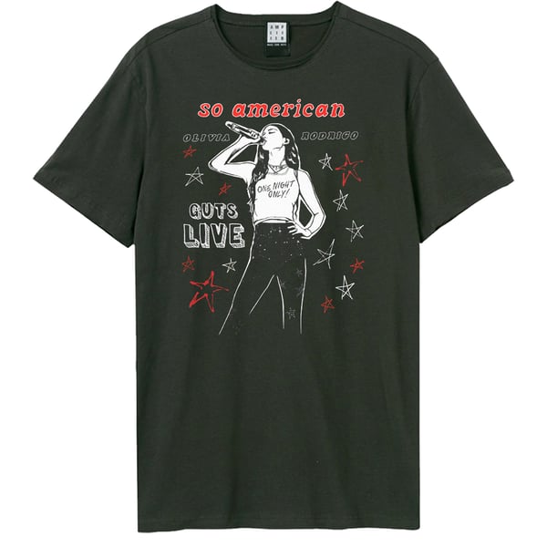 Amplified Unisex Adult So American Olivia Rodrigo T-Shirt