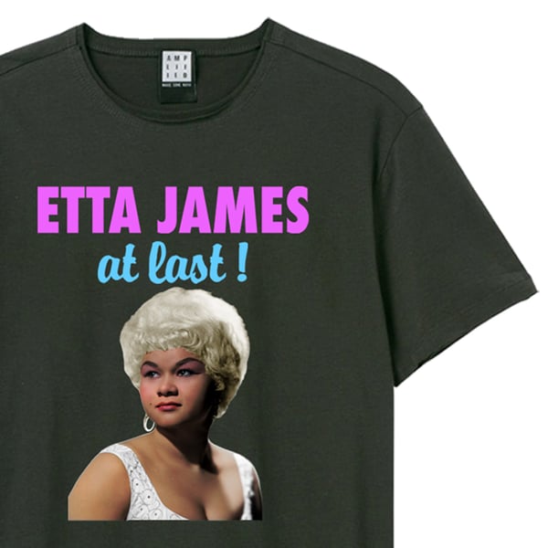 Amplified Unisex Aikuisten At Last Etta James T-paita