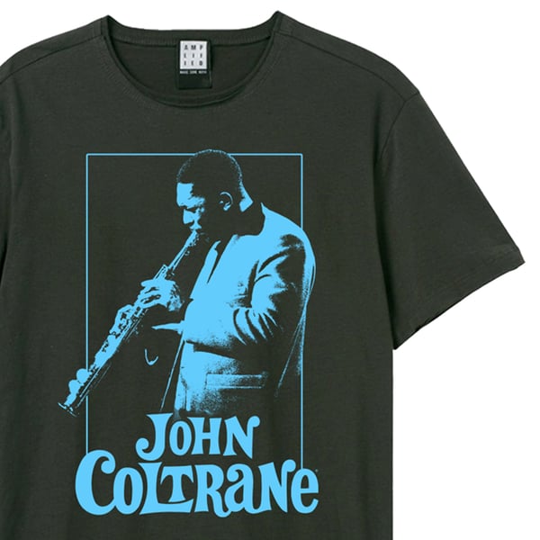 Amplified Unisex Adult Photo John Coltrane T-Shirt