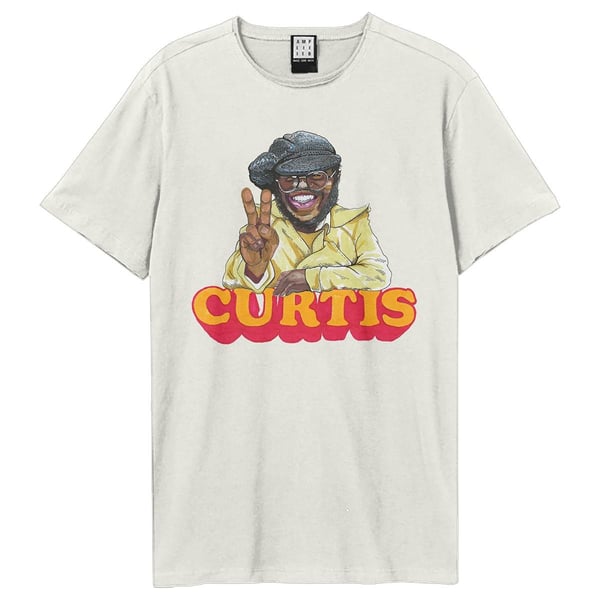 Amplified Unisex Adult Peace Curtis Mayfield T-Shirt