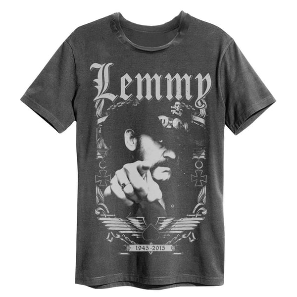Amplified Unisex Aikuisten 1945 Lemmy T-paita