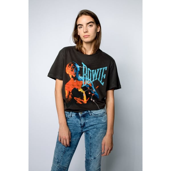 Amplified Unisex Aikuisten Let´s Dance David Bowie T-paita