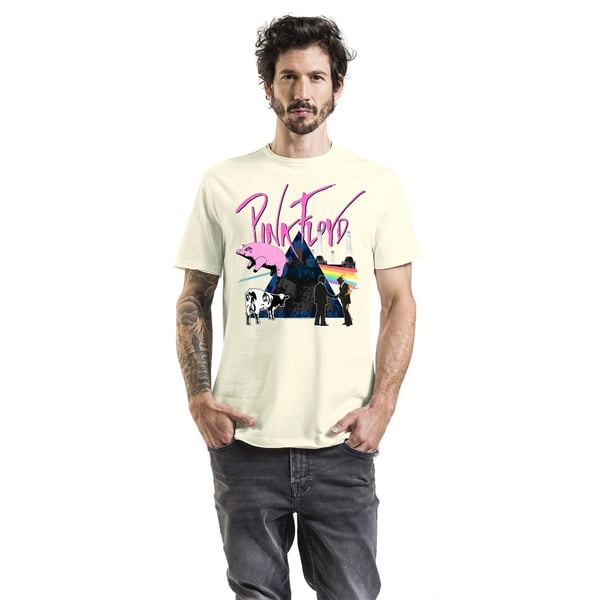 Amplified Unisex Adult The Greats Pink Floyd T-Shirt