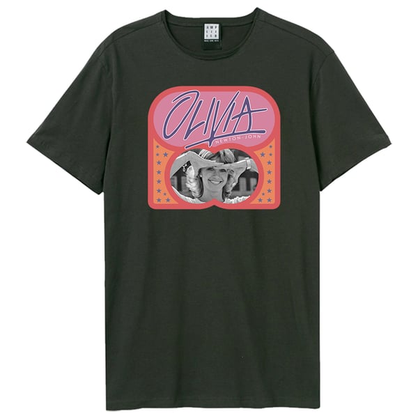Amplified Unisex Adult Photo Olivia Newton-John T-Shirt