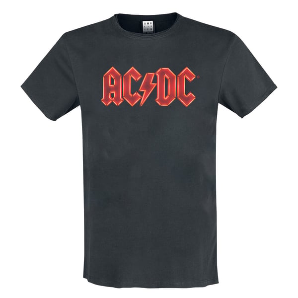Amplified Womens/Ladies Power Up Logo AC/DC T-Shirt