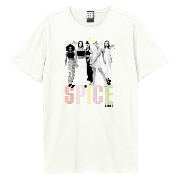 Amplified Unisex Adult Group Shot And Logo T-Shirt