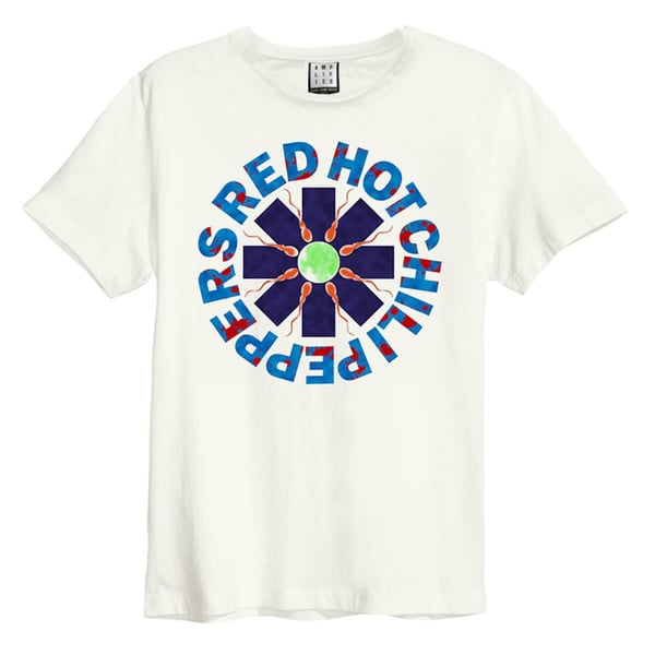 Amplified Unisex Adult The Big Race Red Hot Chili Peppers T-Shirt