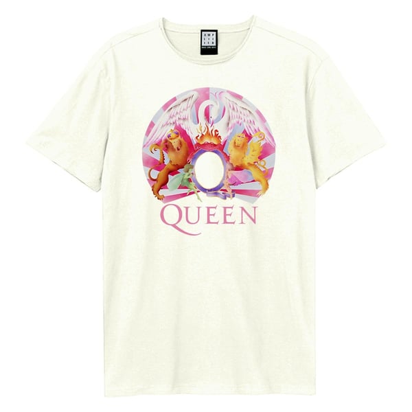 Amplified Unisex Aikuisten Night At The Opera Crest Queen T-paita