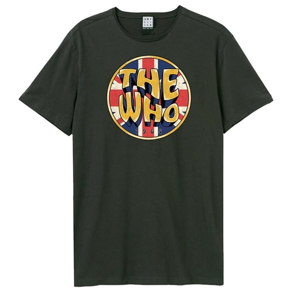Amplified Unisex Vuxen Union Jack Circle The Who T-shirt