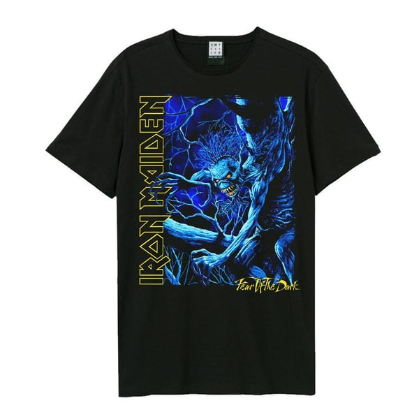 Amplified Unisex Adult Blue Monster Iron Maiden T-Shirt