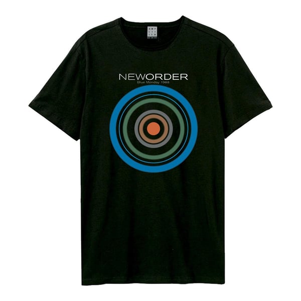 Amplified Unisex Adult Blue Monday New Order T-Shirt