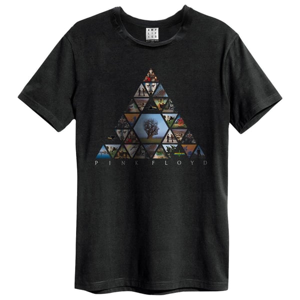 Amplified Unisex voksen Triangle Pink Floyd T-shirt til voksne