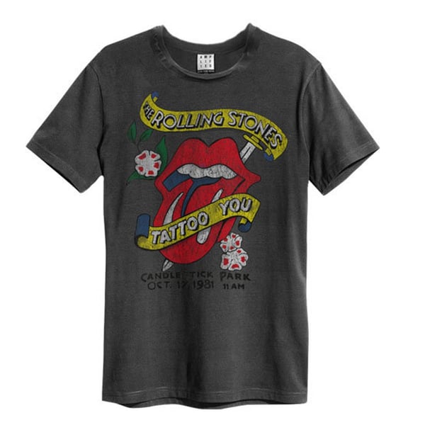 Amplified Unisex Adult Tattoo You The Rolling Stones T-Shirt