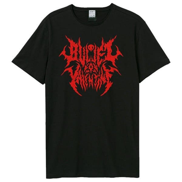 Amplified Unisex Adult Black Metal Font Bullet For My Valentine T-Shirt