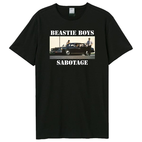 Amplified Unisex aikuisten Sabotage Beastie Boys T-paita