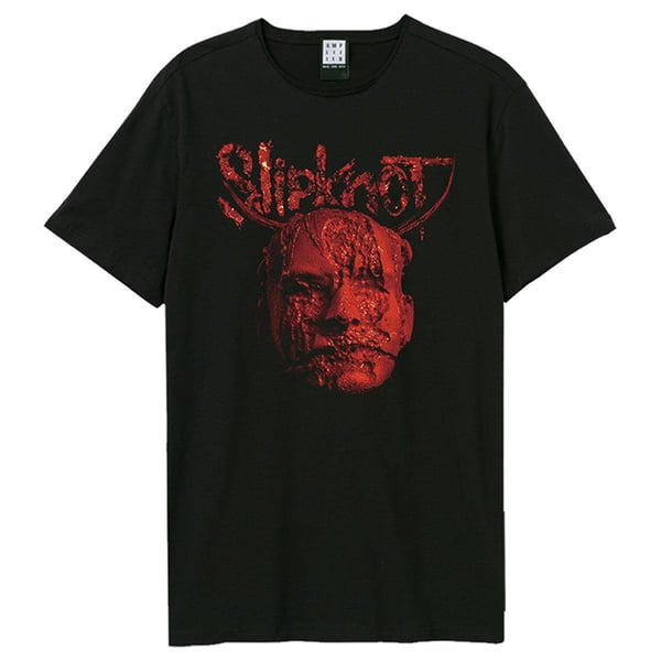 Amplified Unisex Aikuisten Bloody Head Slipknot T-paita