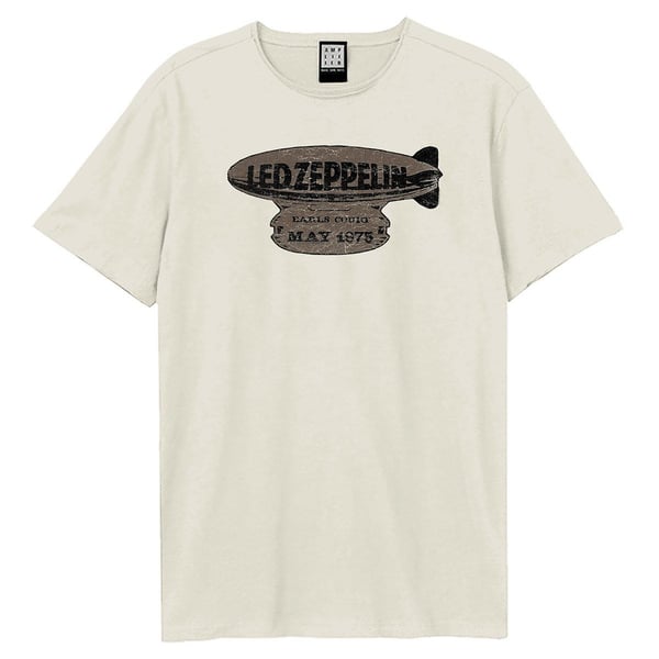 Amplified Unisex Aikuisten Toukokuu 1975 Led Zeppelin T-paita