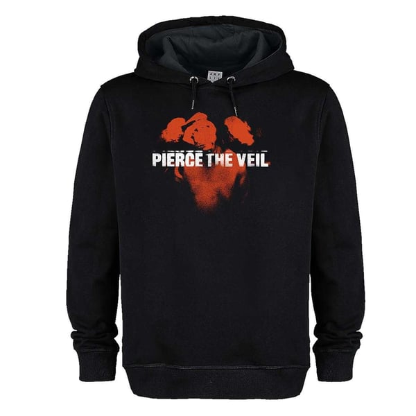 Amplified Unisex Vuxen Röd In The Face Pierce The Veil Hoodie
