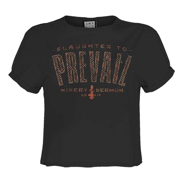 Amplified Naisten Eläinkuvioinen Slaughter To Prevail Logo Lyhyt Toppi
