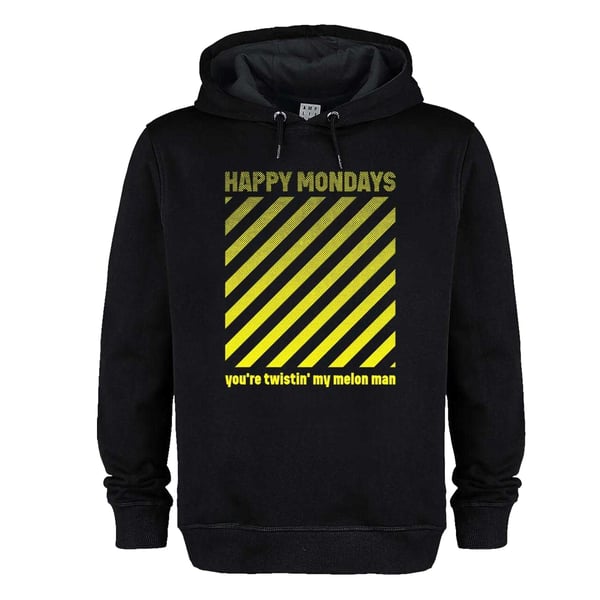 Amplified Unisex Adult You´re Twistin´ My Melon Man Happy Mondays Hoodie