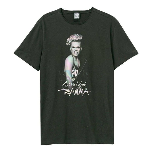 Amplified Unisex Vuxen Beautiful Trauma P!nk T-shirt